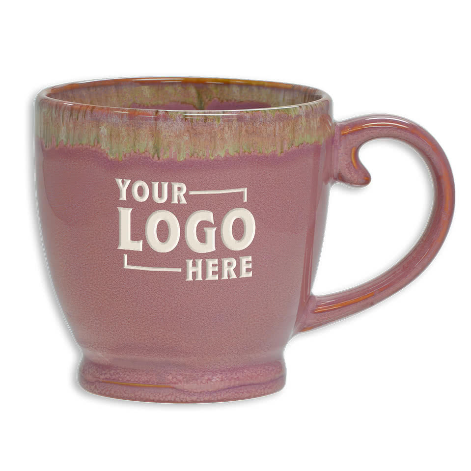 Laser Engraved 17 oz. Chelsea Ceramic Reactive Glaze Mug