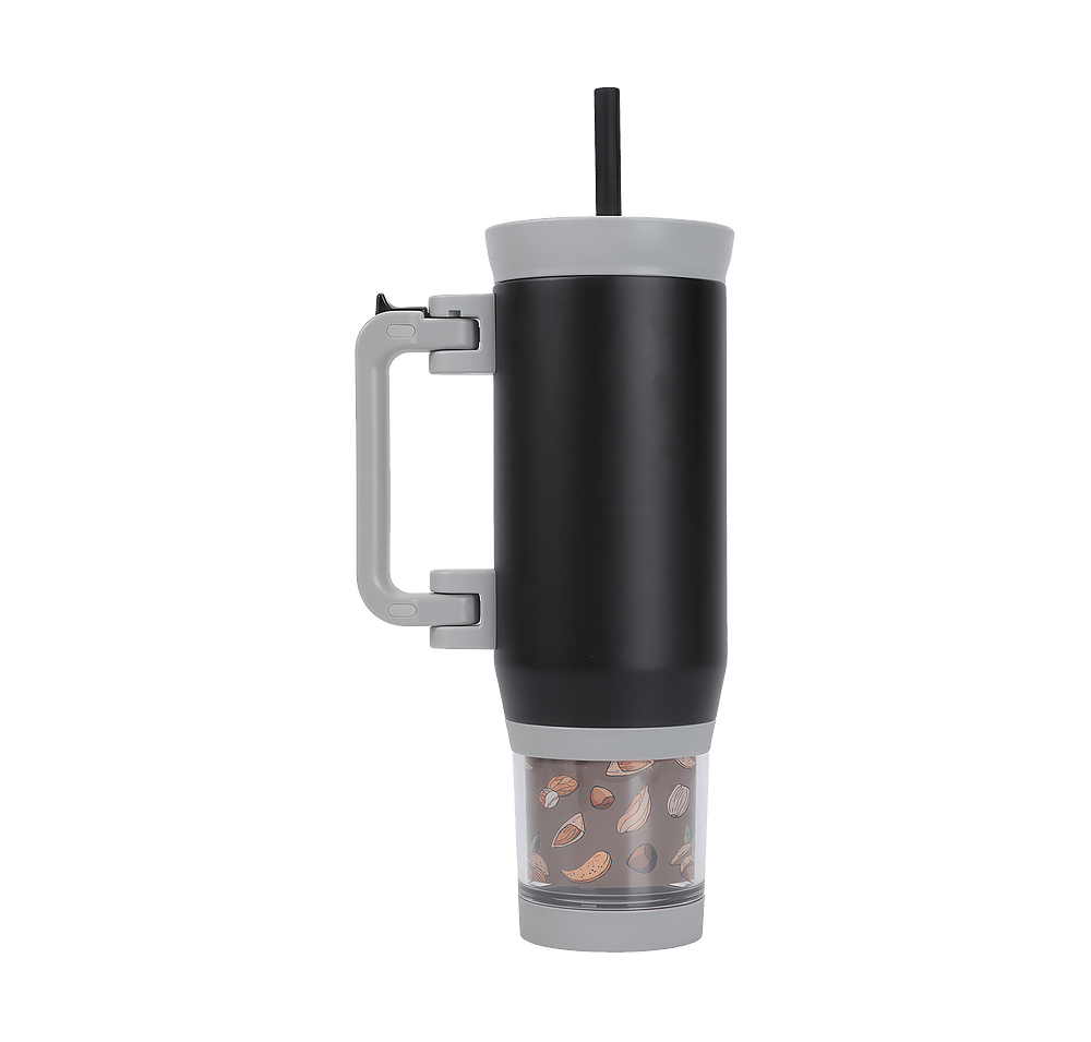 NAYAD 23 oz. Quest Insulated Tumbler with Foldable Handle & Snack Cup-default