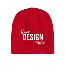 Bayside USA-Made Beanie - Color: Red
