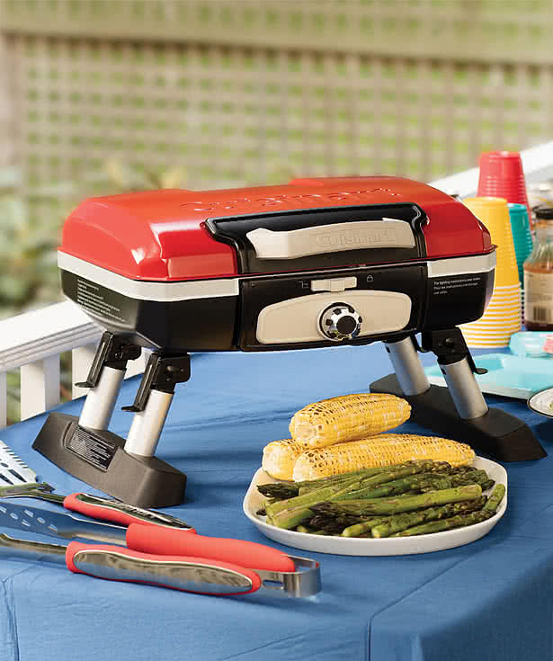 Laser Engraved Cuisinart Outdoors Petite Gourmet Portable Gas Grill