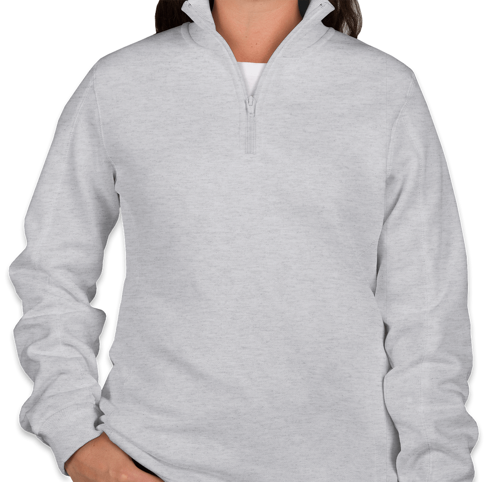 Sport-Tek Premium Women's Quarter Zip Sweatshirt - Embroidered-default