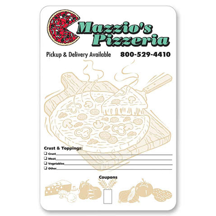 5.5" x 8.25" Memo Board w/ Clip and Magnet in White