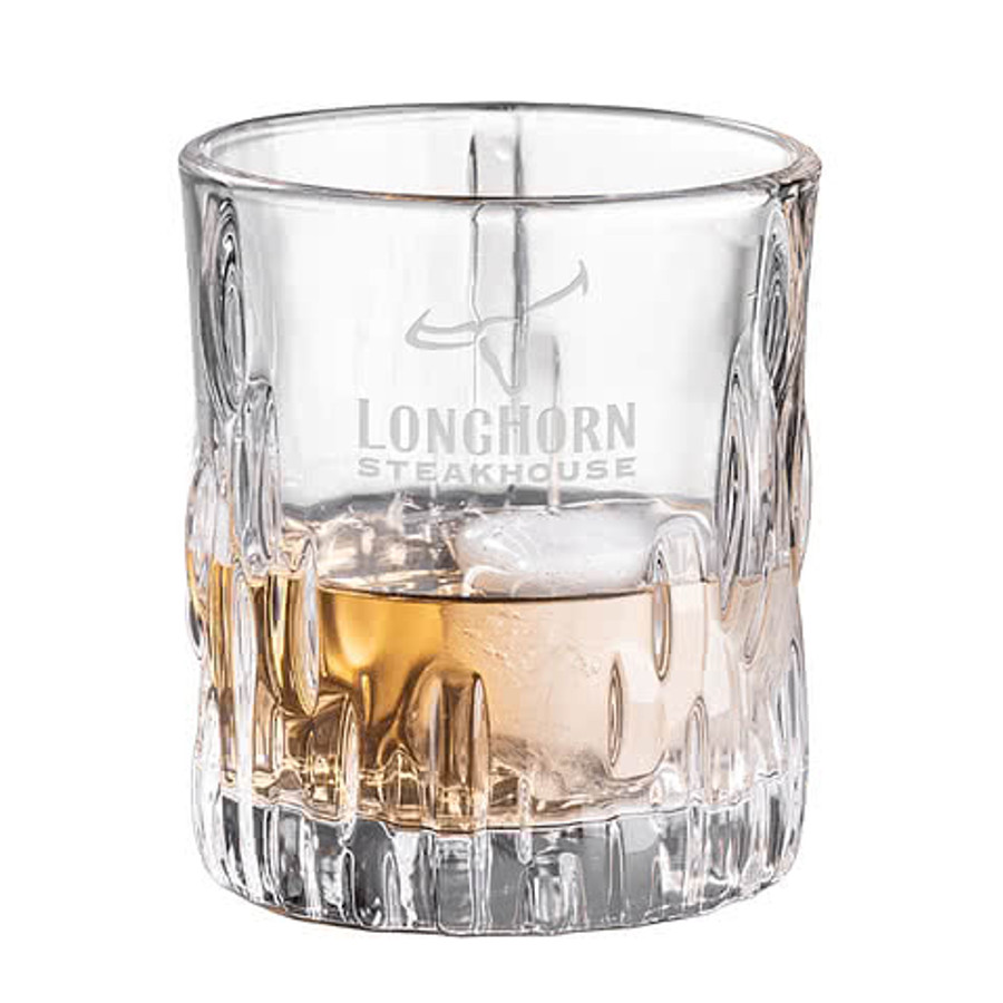 Laser Etched 10 oz. Newport On-the-Rocks Glass in Clear