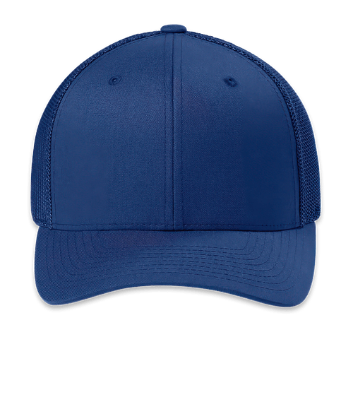 Flexfit Trucker Mesh Structured Trucker Hat in Royal