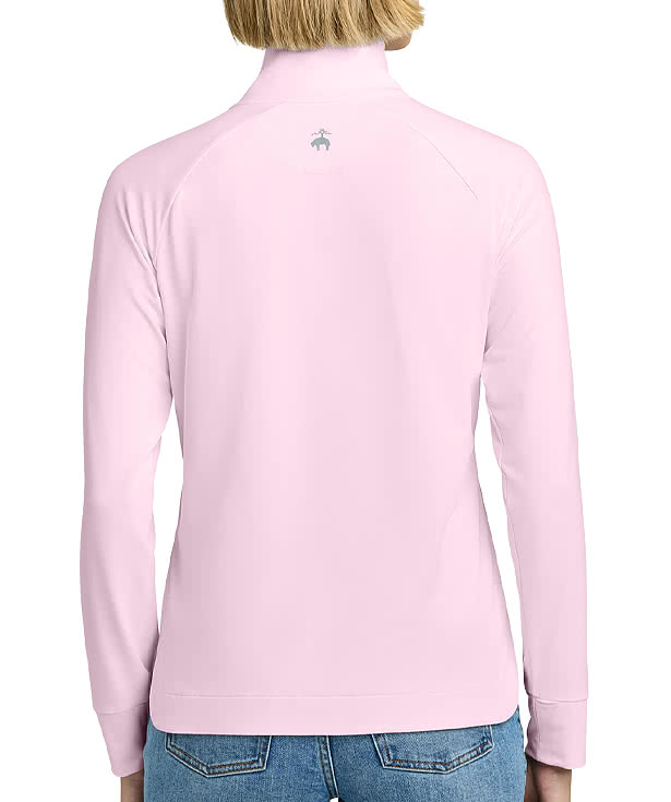 Brooks Brothers Women's Luxe Performance Recycled UPF 50+ Quarter Zip Pullover