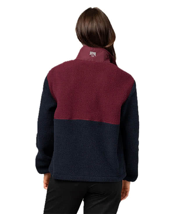 Storm Creek Women's Warm Up Recycled Colorblock Sherpa Fleece Jacket