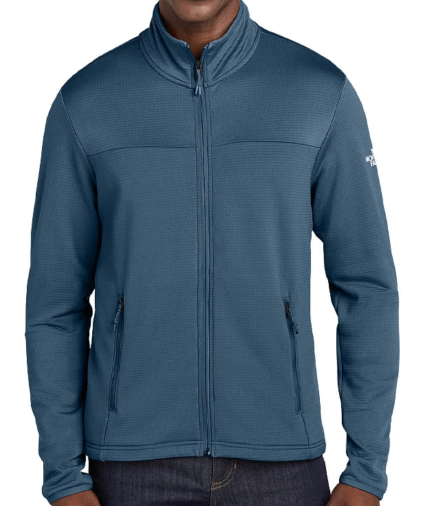The North Face Aim Recycled Full Zip Fleece Jacket - Printed