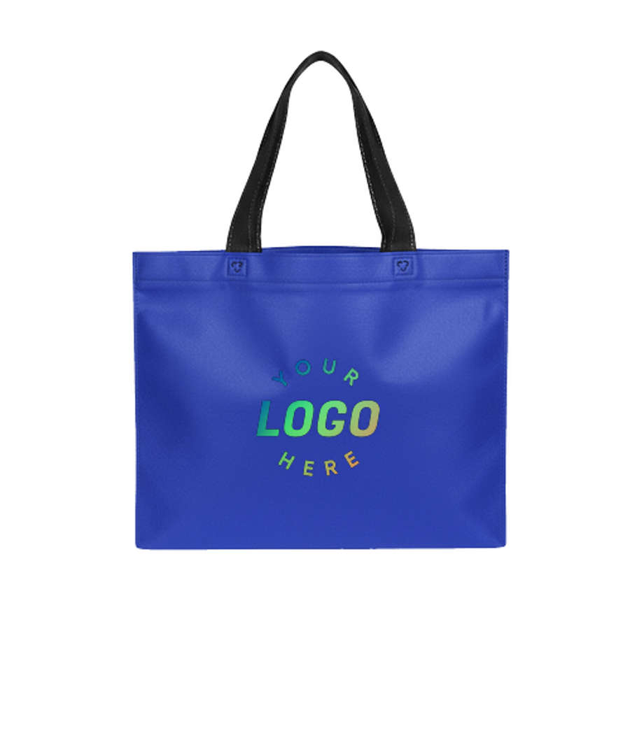 Landscape Recycled Non-Woven Tote Bag in Blue