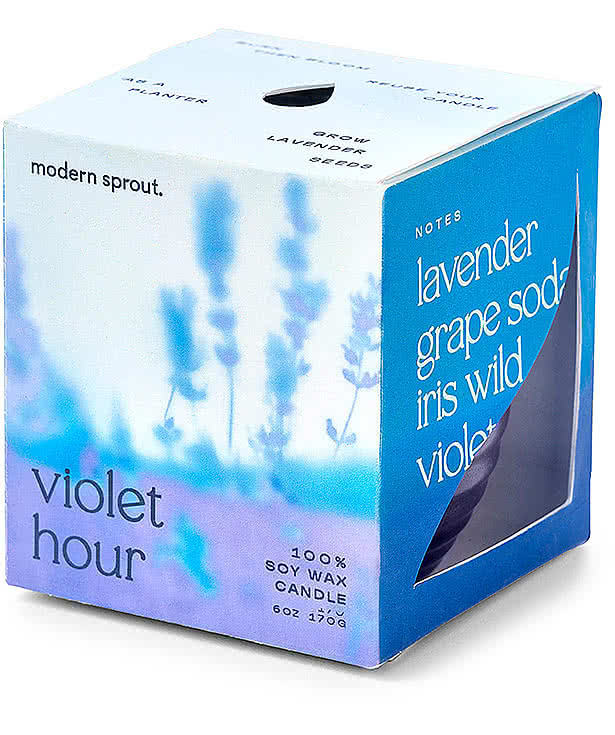 Modern Sprout Garden Vibes Candle and Planter Set