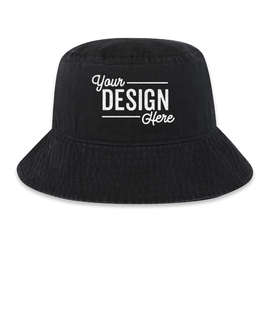 Otto Cap Garment Washed Bucket Hat - Color: Black