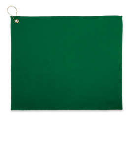 Full Color Epicolor Premium Grommeted Golf Towel - Color: Forest Green