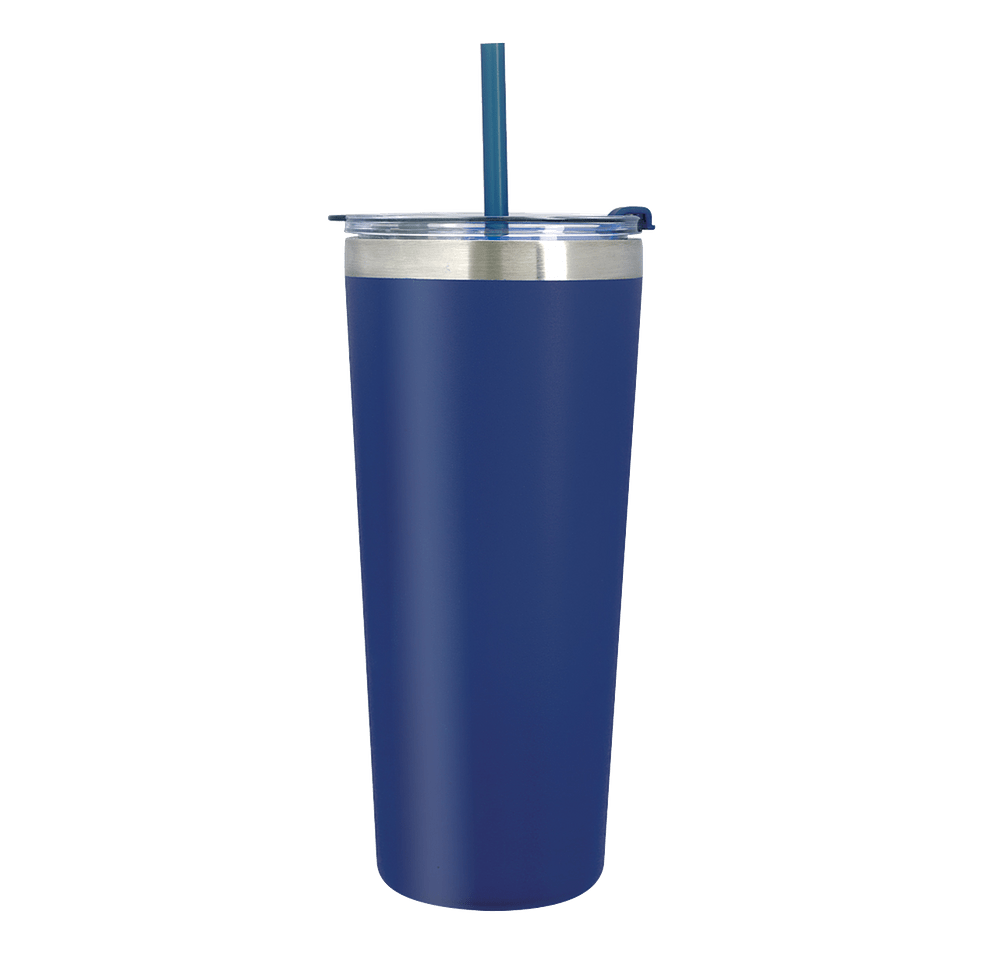 24 oz. Colma Stainless Steel Insulated Tumbler with Straw-default