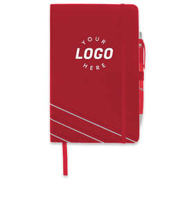 Souvenir Notebook with Rayley Pen - Color: Red