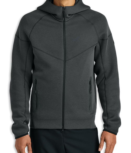 Nike Tech Fleece Zip Hoodie in Anthracite Heather