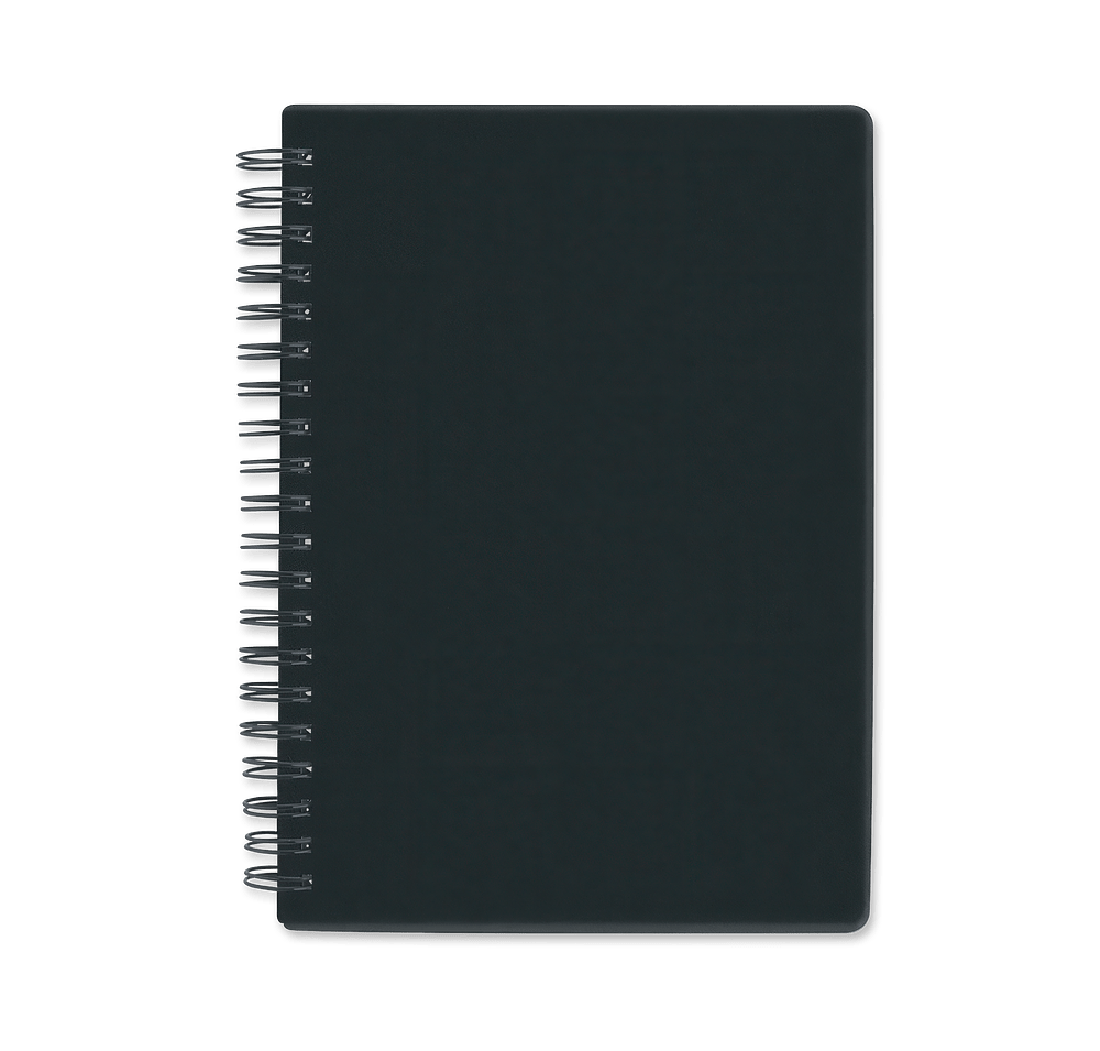Pocket Buddy Hard Cover Spiral Notebook-default