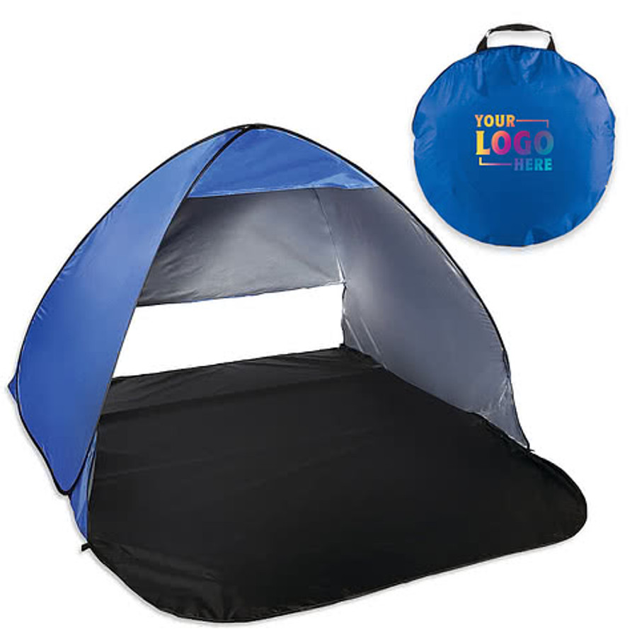 Two-Person Pop Up Beach Tent in Royal / Black