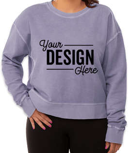 Charles River Women's Camden Cropped Crewneck Sweatshirt