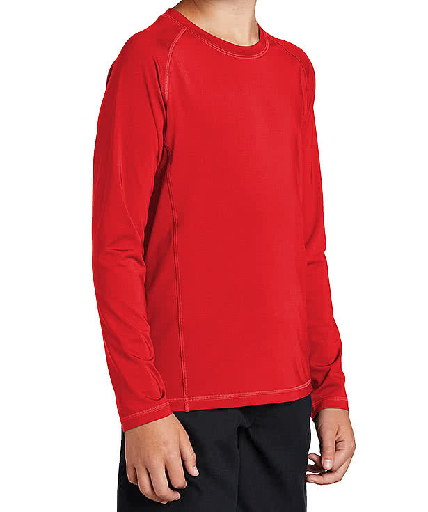 Sport-Tek Youth Long Sleeve Rash Guard Shirt