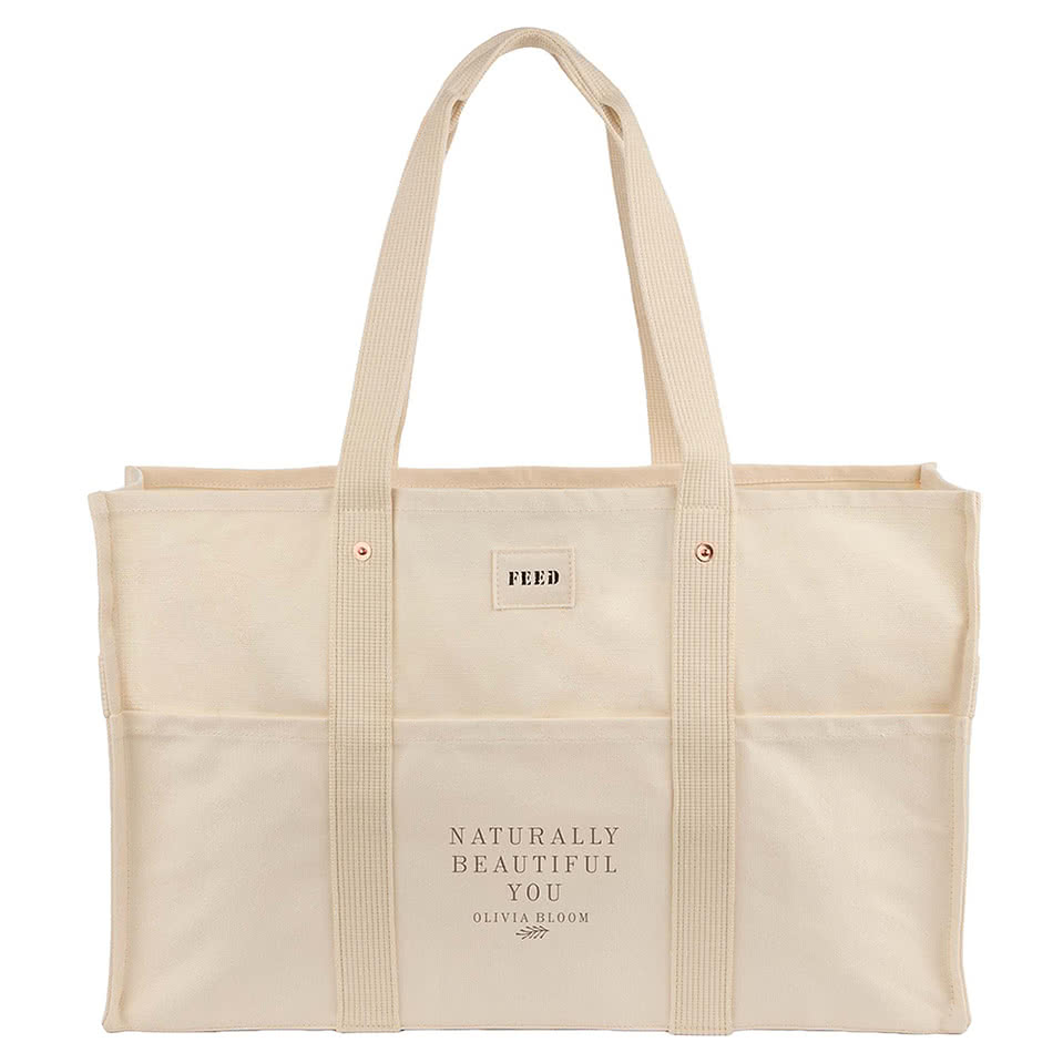 FEED Organic Cotton Large Market Tote Bag