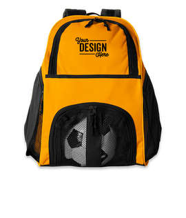 High Five Ball Backpack - Color: Athletic Gold / White