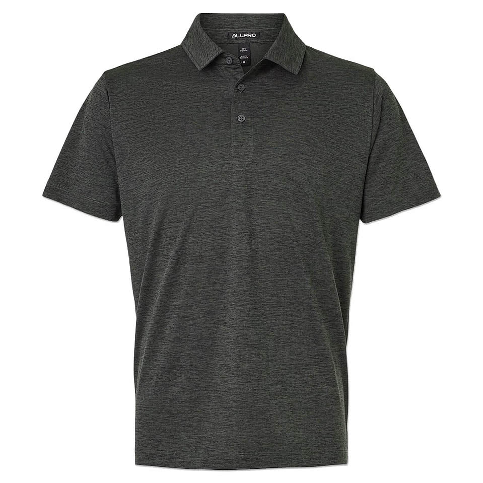 AllPro Pro-Lock Melange Performance Polo - Embroidered