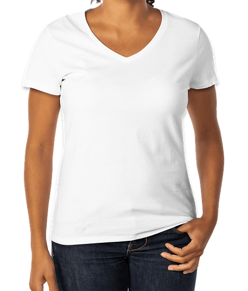 Hanes Women's Perfect V-Neck T-shirt 