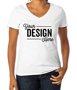 Hanes Women's Perfect-T V-Neck T-shirt - Color: White