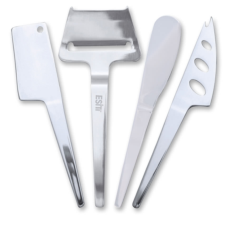 Swissmar Slim-Line 4 Piece Cheese Knife Set
