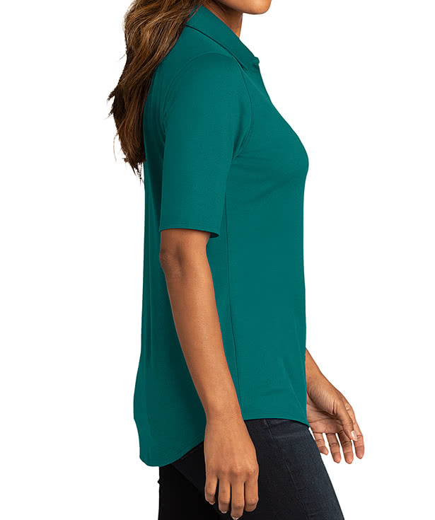Port Authority Women's City Stretch Buttoned Performance Polo
