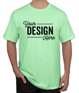 Canada - Gildan 100% Cotton T-shirt - Color: Mint Green