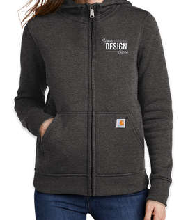 Carhartt Women's Clarksburg Full-Zip Hoodie - Color: Carbon Heather
