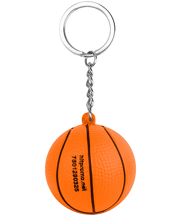 Basketball Stress Reliever Keychain