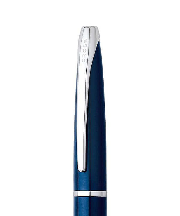 Cross ATX Blue Lacquer Ballpoint Pen (black ink)