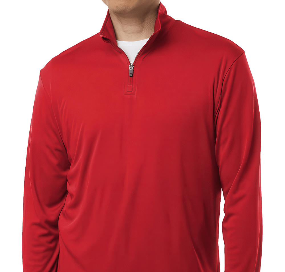 AllPro Pro-Lock UPF 50 Quarter Zip Performance Shirt - Printed-default
