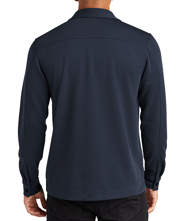 Mercer+Mettle Double Knit Snap Front Shirt Jacket
