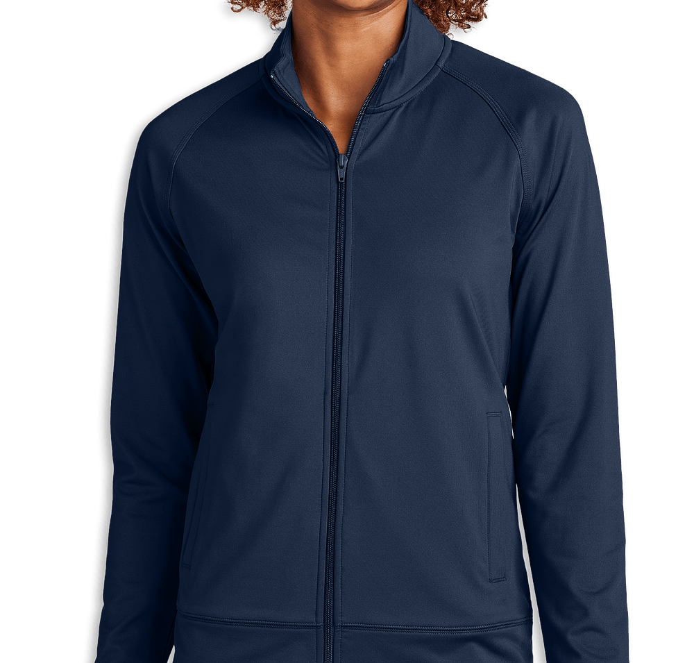 Sport-Tek Women's Sport-Wick Cadet Stretch Full Zip Sweatshirt-default