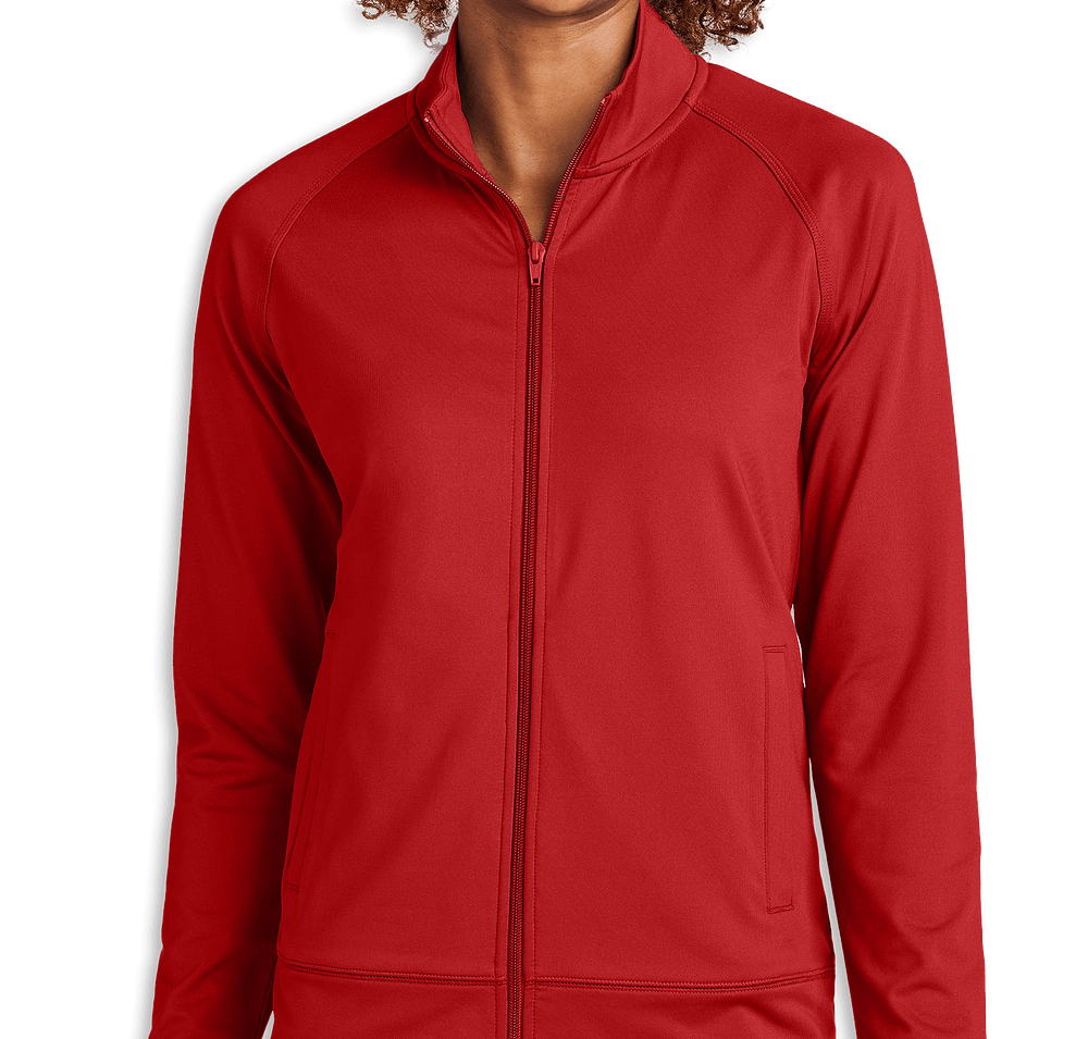 Sport-Tek Women's Sport-Wick Cadet Stretch Full Zip Sweatshirt-default