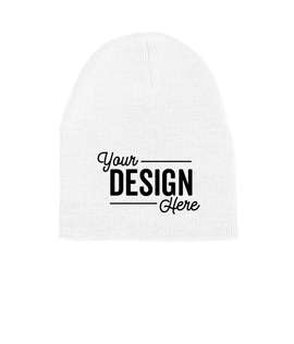 Yupoong Solid Beanie - Color: White