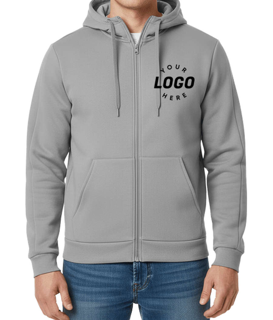 Under Armour Fleece Pro Recycled Zip Hoodie in Mod Grey