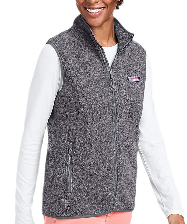 Vineyard Vines Women's Harbor Recycled Fleece Vest