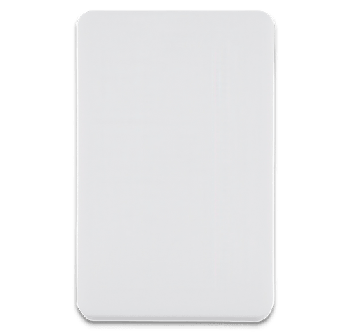 Rubberized Finish Memo Clip in WHITE