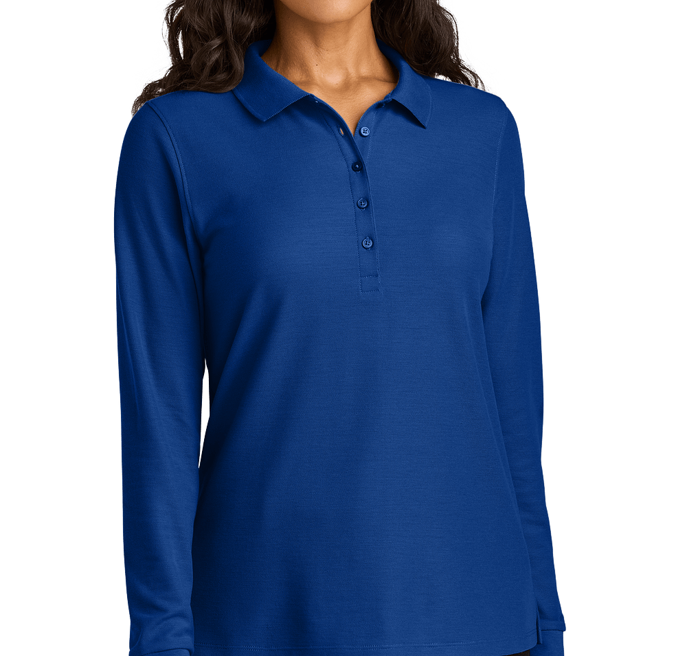 Port Authority Women's Wearever UV Long Sleeve Performance Pique Polo-default