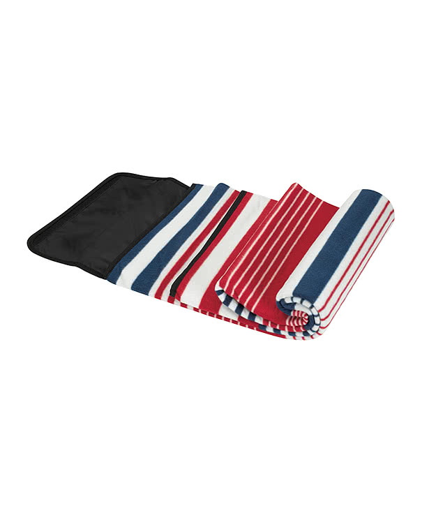 Shoulder Strap Fleece Picnic Blanket