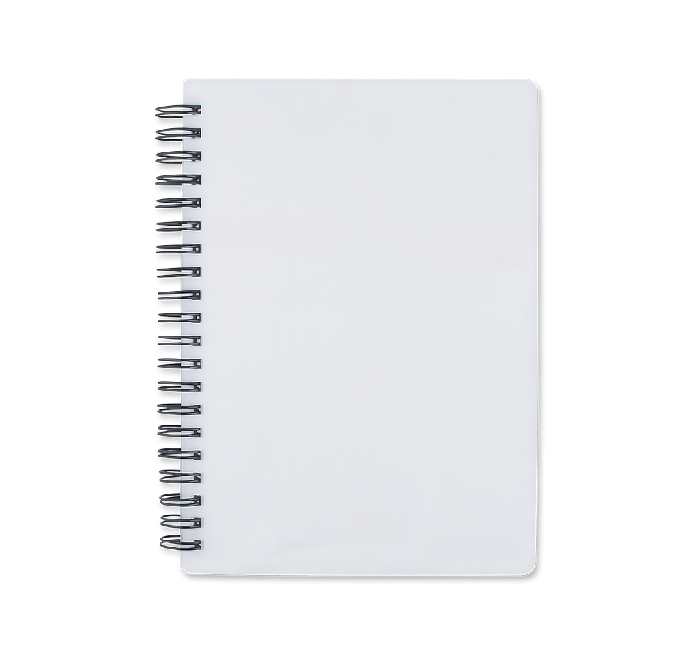 Translucent Hard Cover Spiral Notebook-default