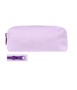 Small Canvas Pencil Case - Color: Lavender / Purple