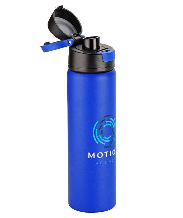 Full Color 24 oz. Cabrio Recycled Stainless Steel Insulated Water Bottle