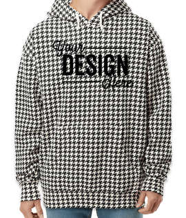 Independent Trading Heavyweight Pullover Hoodie - Color: Houndstooth