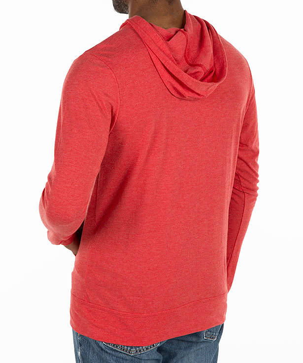 Anvil Tri-Blend Full Zip T-shirt Hoodie