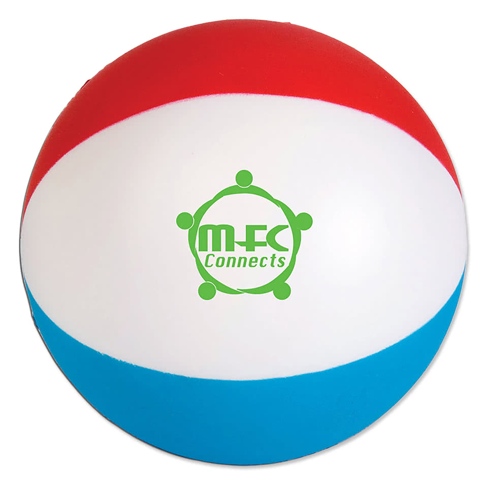 Beach Ball Shaped Stress Reliever