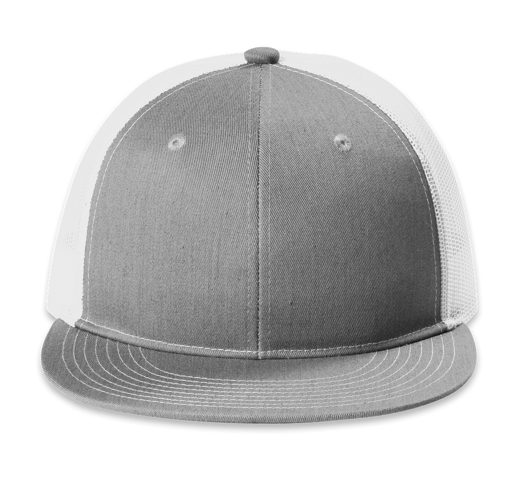Port Authority Flat Bill Snapback Trucker Hat-default